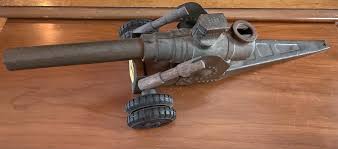 Vintage Iron Metal Big Bang Cannon Toy - Etsy