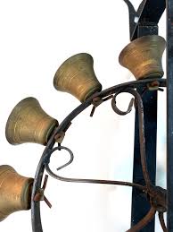 Mid-century Bell Wheel Made of Wrought Iron - Cast Iron - 12 Bells - Court Bell - Door Bell - House Bell - Crank - Carillon - Country House - Etsy New Zealand