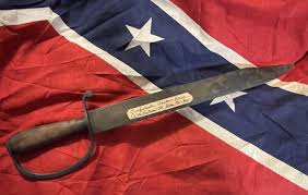 Rare Civil War Confederate Alabama D Guard Bowie Knife