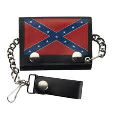 Confederate Flag Wallet - Leather Trifold Wallet | The Dixie ...