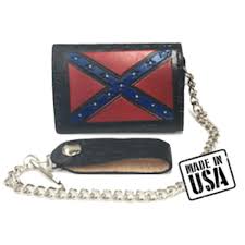 Confederate Flag Wallet - Western Black Leather Wallet | The ...