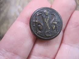 Vintage greyhound whippet dog livery hunting blazer button ...