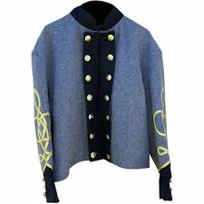 Civil war American confederate major colonel shell jacket ...