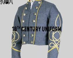 Grey Wool 18th Century British Uniform Jacket - Etsy