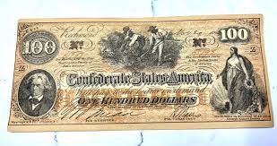 Set of 6 Confederate States of America Currency Facsimile ...