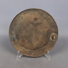 Antique Bronze Medallion with High Relief Depicting the ...