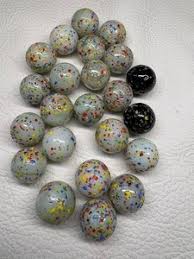 Vintage Confetti Marbles | eBay
