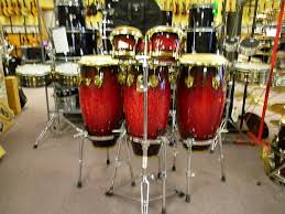 Toca LTD Edition Bongos and Toca Q/C/T Set Red | Reverb