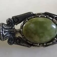 Miracle | Jewelry | Celtic Brooch Pin Green Jewelry Vintage ...