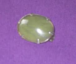 VICTORIAN STERLING SILVER & MOSS AGATE PIN BROOCH ANTIQUE | eBay