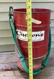 Vintage Cyclone Seeder Red w/ Strap Hand-Held Spreader ...