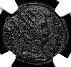 Fausta Wife of Constantine I Great AD 324-326 Bi Nummus Coin ...