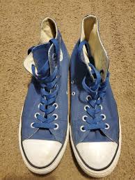 CONVERSE CHUCK TAYLOR BLUE HIGH TOP SHOES MENS 7 WOMENS 9 ...