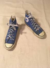 Vintage 80s Converse Chuck Taylor All Star Cornflower Blue ...