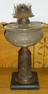 Rough Antique Kerosene Lamp Base | eBay