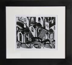 M.C. (Maurits Cornelis) Escher, Concave & Convex, Poster | eBay