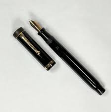 Parker SR Duofold Fountain Pen, Restored Button Fill, 14K ...
