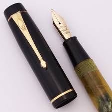 Conway Stewart 286 (Circa 1940s) - Marbled Green w Ink ...