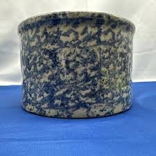 RRP Co Robinson Ransbottom Roseville Blue Stoneware Pottery ...