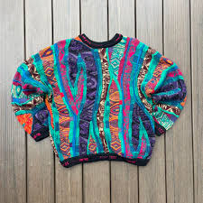 Coogi vintage multi-coloured sweater... | Depop