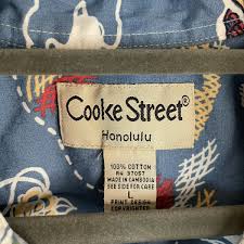 Cooke Street Hawaiian Shirt Aloha Surfer Culture Blue Men's ...