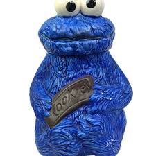 1970s Cookie Monster Sesame Street Ceramic Cookie Jar - Etsy