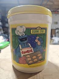 RARE Vintage 1980 Cookie Monster Jar Sesame Street Muppets ...