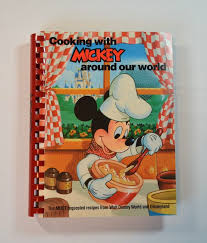 Vintage DISNEY Cooking With Mickey Around The World Recipe ...