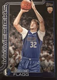 Cooper Flagg 2025 Topps #201 Black /68 Price Guide - Sports ...