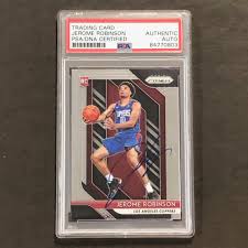 2018-19 Panini Prizm #194 JEROME ROBINSON Signed Card AUTO ...