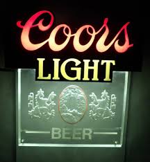 Vintage 1987 Coors Light Beer Lighted Sign | eBay