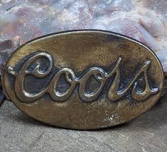 Retro Vintage Coors Beer Advertising Script Company Logo ...