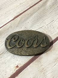 Coors Brass Belt Buckle | Boardwalk Vintage