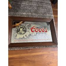Vintage 1980 Coors Beer Mirror Sign – Adolph Coors Company ...