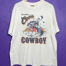 Tops | The Original Coors Cowboy Shirt Retro 9s Coors Rodeo ...
