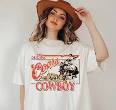 The original Coors cowboy western graphic tee – Mavictoria ...