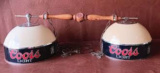 Vintage Coors Light Pool Table Light - ELCO Auctions