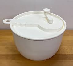 Vintage Copco Large White Salad Spinner White Lid | eBay