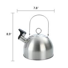Ozark Trail Portable Stovetop Kettle Stainless Steel 1.2L ...