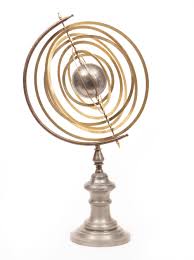 Sold at Auction: Continental Brass Armillary Sphere