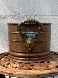 Vintage Brass Indoor Planter - Etsy