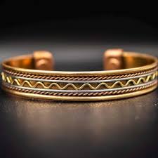 Unisex Braided Rose Copper Bracelet With 6 Magnets - Etsy