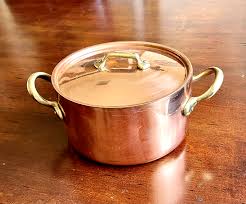 Dae Woo Copper Lidded Double Handled Pot | eBay