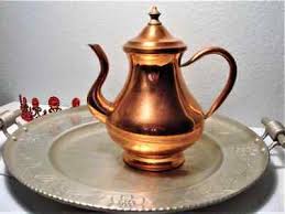 Millcraft Hand Wrought Aluminum Tray and Tagus Copper Goose-Neck Tea/Coffee Pot | eBay