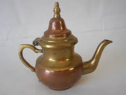 Vintage Copper and Brass Arabic Small Coffee / Teapot - Etsy New Zealand
