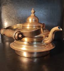 Vintage Brass Kettle With Wooden Handle - Antique Teapot Made of Brass - Etsy Canada