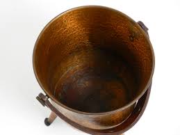 Rare Beautiful Mid Century Copper Champagne Cooler by Harald Buchrucker - Etsy Israel