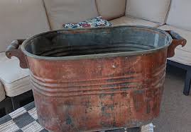 Copper Tub, Bridgerton Style Vintage Copper Planter, Copper ...