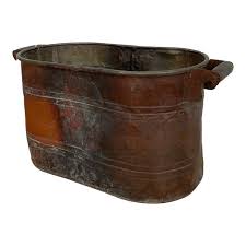Antique Copper Boiler Tub | Chairish