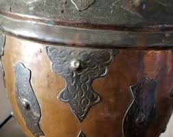 Vintage Copper and Brass Pot. - Etsy